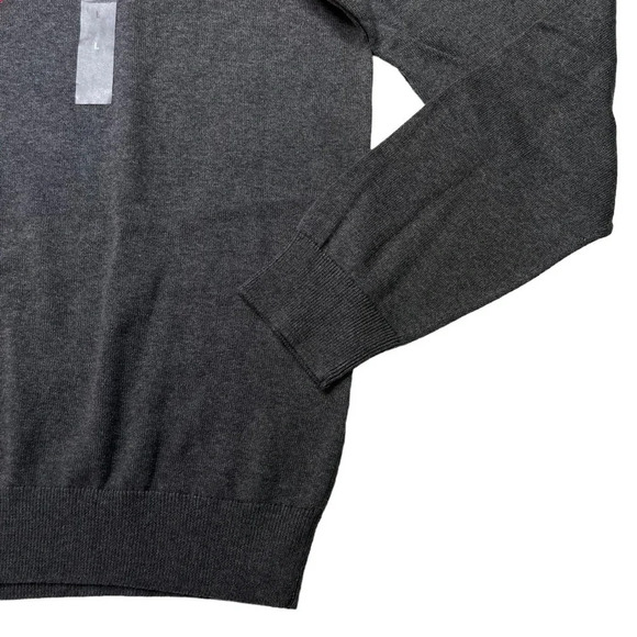 Alfani Novelty Table Jester Red Classic Fit Crewneck Mens Sweater Size Large - Picture 4 of 10